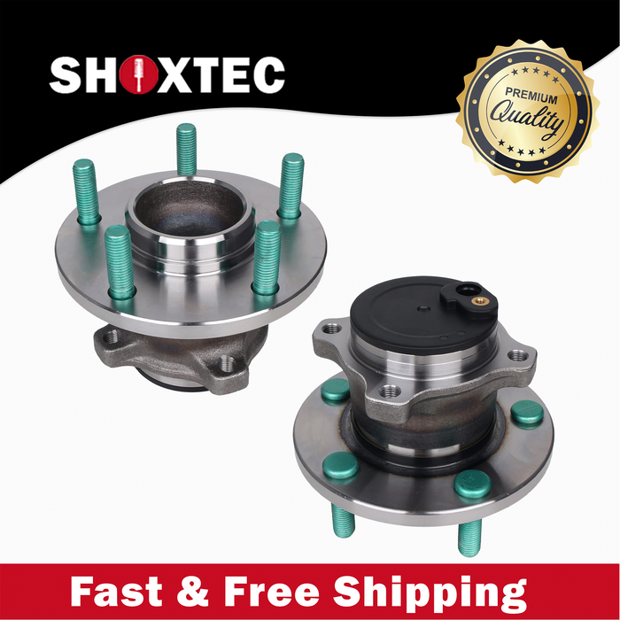 Shoxtec Rear Wheel Bearing Hub Assembly Replacement for 2009 - 2013 Mazda 3 Sport 2004 - 2012 Mazda 3 2004 - 2008 Mazda 3 2006 - 2015 Mazda 5 Repl. no 512347