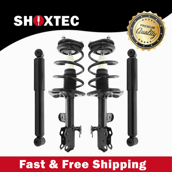 Shoxtec Full Set Complete Strut Assembly Replacement for 2013-2018 Toyota RAV 4 Limited, LE, XLE Repl Part No. 1333524L 1333524R 37289