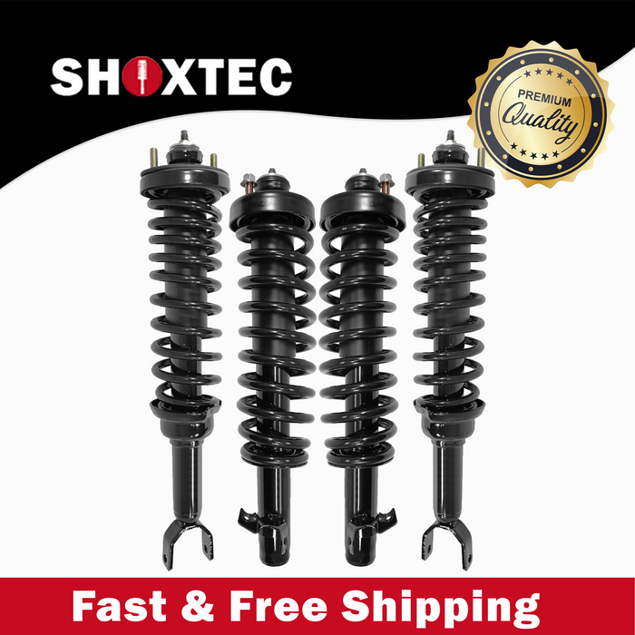 Shoxtec Full Set Complete Strut Assembly Replacement for 1992 1993 1994 1995 Honda Civic Repl Part No. 171946 171945 171266