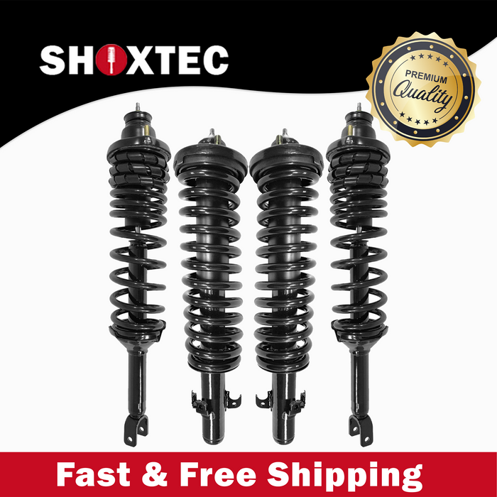 Shoxtec Full Set Complete Strut Assembly Replacement for 1994 1995 1996 1997 Honda Accord Repl Part No. 171989 171286L 171286R