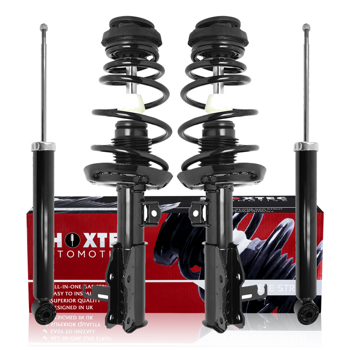 Shoxtec Full Set Complete Strut Assembly Replacement for 2011-2016 Buick Regal 2.0L L4 FWD w/O Active Suspension; 2012-2016 Buick Regal 2.4L L4 w/O Active Suspension Repl Part No. 172184 172183 5662