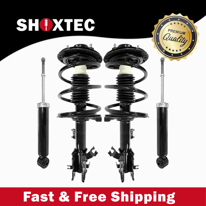 Shoxtec Full Set Complete Strut Assembly Replacement for 2004-2009 Nissan Quest Repl Part No. 172272 172271 37283