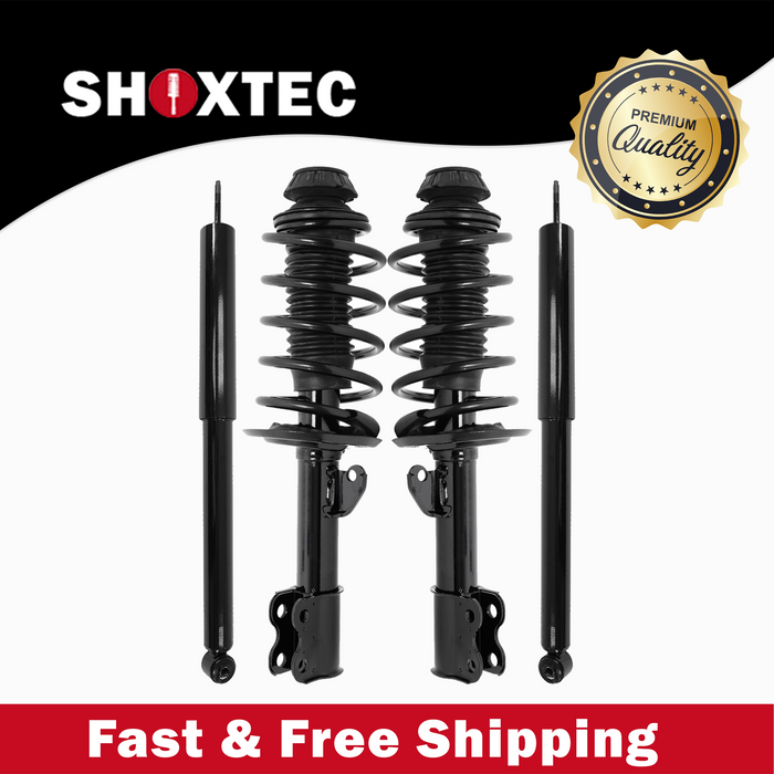 Shoxtec Full Set Complete Strut Assembly Replacement for 2012 2013 2014 2015 Toyota Prius C Repl Part No. 172289 172288 5624