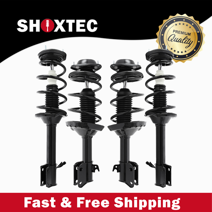 Shoxtec Full Set Complete Strut Assembly Replacement for 2004 Subaru Forester X Automatic Transmission, XS Manual Transmission Repl No. 172346 172345 1331583L 1331583R