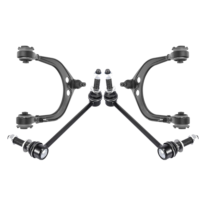 Shoxtec 4pc Suspension Kit Replacement for 09-20 Chrslyer 300; 11-20 Dodge Challenger; 09-20 Dodge Charger; RWD only Includes 2 Sway Bars 2 Upper Control Arms