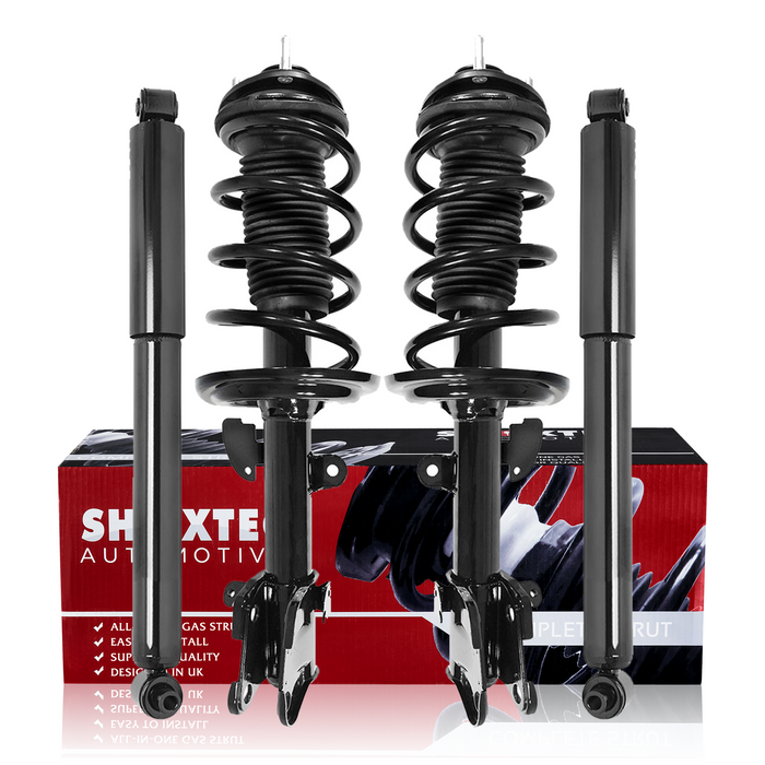 Shoxtec Full Set Complete Strut Assembly Replacement for 2007-2013 Acura MDX; without Electronic Adjustable Suspension Repl Part No. 172434 172433 37309