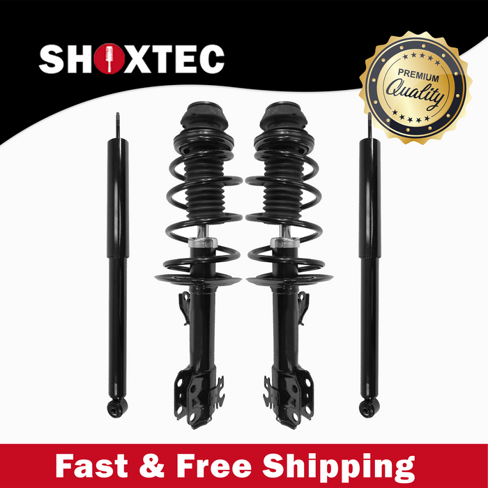 Shoxtec Full Set Complete Strut Assembly Replacement for 2008 2009 2010 Scion XD Repl Part No. 172442 172441 5624