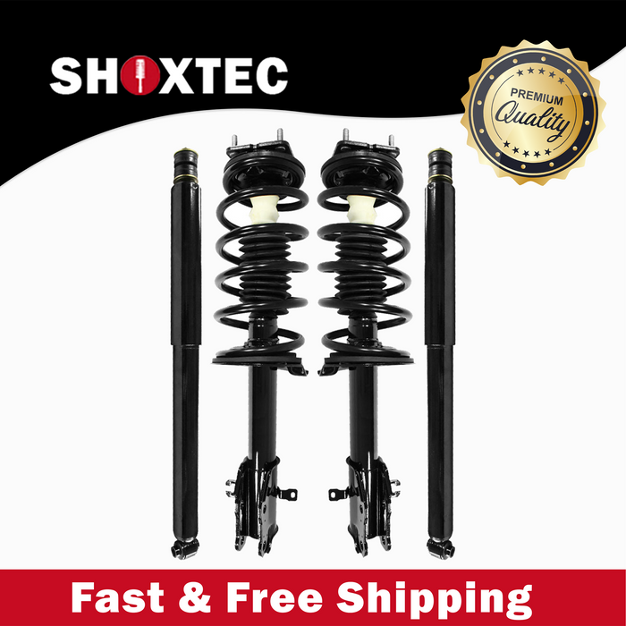 Shoxtec Full Set Complete Strut Assembly Replacement for 2007-2010 Mazda CX-9 Repl Part No. 172444 172443 37331