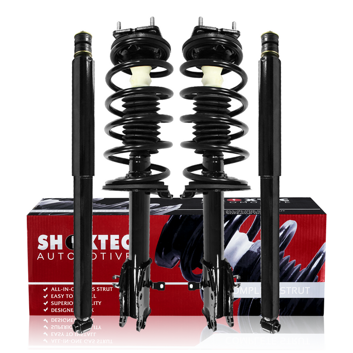 Shoxtec Full Set Complete Strut Assembly Replacement for 2007-2010 Mazda CX-9 Repl Part No. 172444 172443 37331