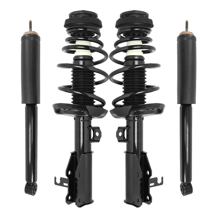 Shoxtec Full Set Complete Strut Assembly Replacement for 2011-2015 Buick LaCrosse FWD 2.4L L4;without Performance Package; Except Electronic Adjustable Suspension Repl Part No. 172528 172529 5647