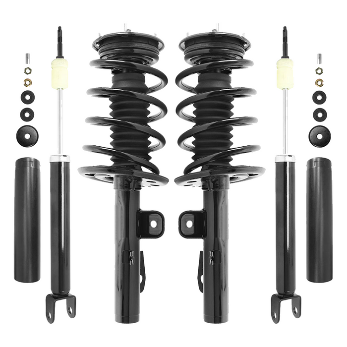 Shoxtec Full Set Complete Strut Assembly Replacement for 2010-2011 Ford Taurus Front Wheel Drive Only Repl Part No. 172532 172533 5648