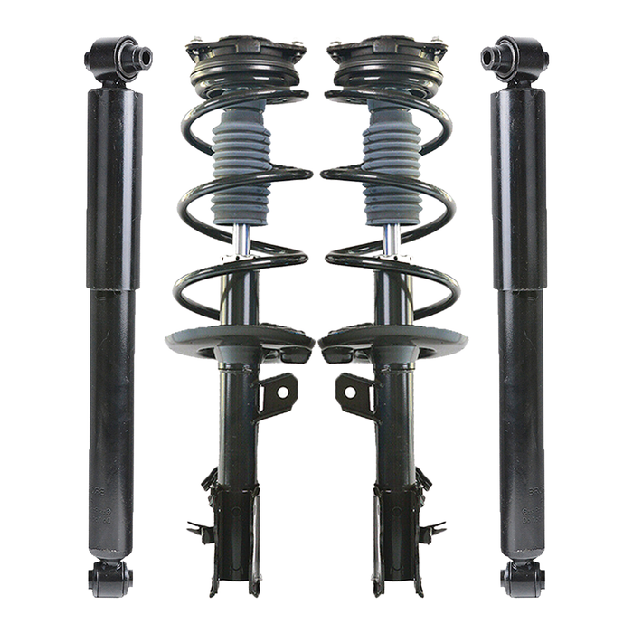 Shoxtec Full Set Complete Strut Assembly Replacement for 2008-2012 Nissan Rogue FWD Repl No. 172609 172608 37328