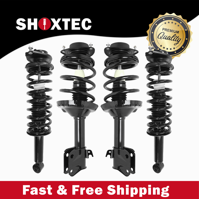 Shoxtec Full Set Complete Strut Assembly Replacement for 2009-2013 Subaru Forester; Naturally Aspirated Repl Part No. 172679 172678 172695