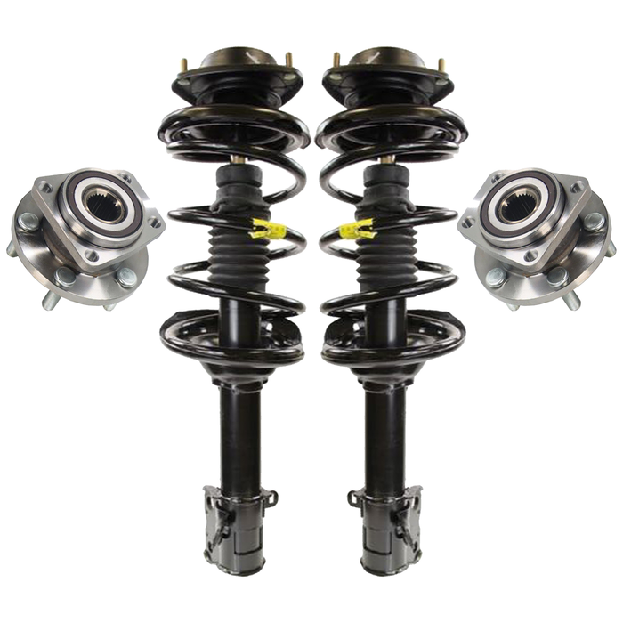 Shoxtec Front Struts Wheel Bearing Hubs Set Replacement for 2010-2012 Subaru Outback AWD Repl. Part No. 172687 172686 513220