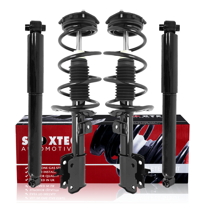 Shoxtec Full Set Complete Strut Assembly Replacement for 2010-2015 Toyota Prius 1.8L L4 Repl Part No. 172689 172688 5685