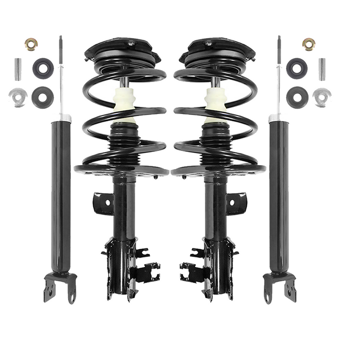 Shoxtec Full Set Complete Strut Assembly Replacement for 2008 2009 2010 2011 Nissan Altima Hybrid Only Repl No. 172906 172905 5637