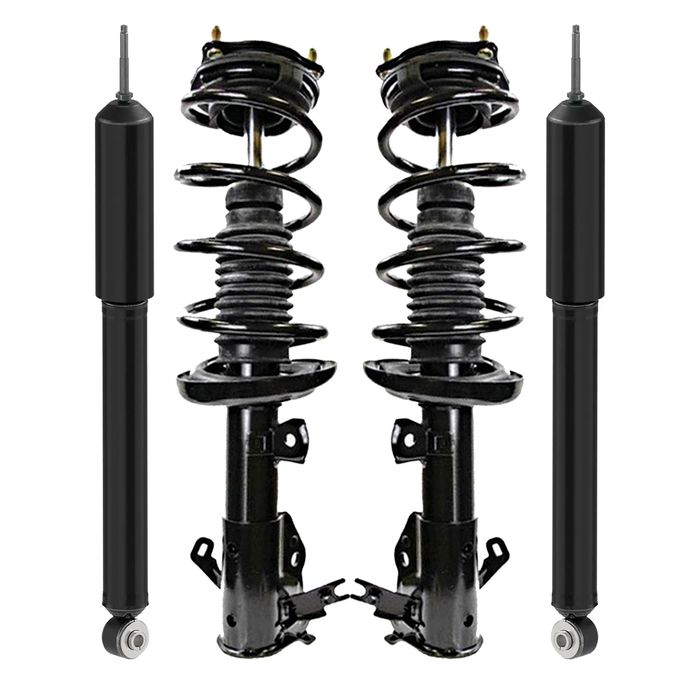 Shoxtec Full Set Complete Strut Assembly Replacement for 2012 Honda Civic Sedan; EX, EX-L, DX, HF, LX Repl Part No. 172926 1729265 5698