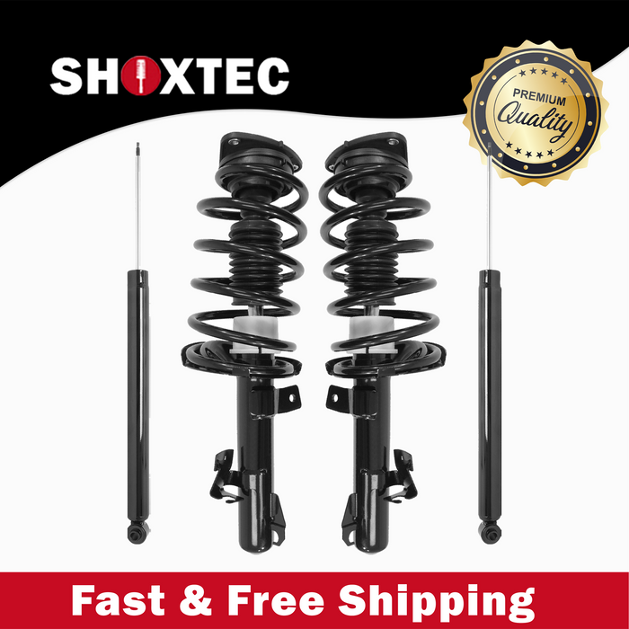 Shoxtec Full Set Complete Strut Assembly Replacement for 2012 2013 2014 2015 Mazda 5 Repl Part No. 172946 172945 5607