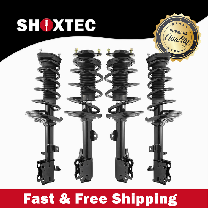 Shoxtec Full Set Complete Strut Assembly Replacement for 2009-2012 Toyota Venza AWD Only Repl Part No. 172963 172962 172965 172964