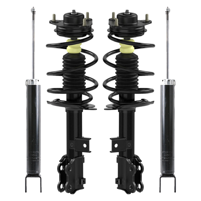 Shoxtec Full Set Complete Strut Assembly Replacement for 2012-2014 Hyundai Sonata Built from 11/29/2011; without Factory Pro Kit; Replacement for 2012-2015 Kia Optima; USA Built; Built from 11/29/2011 Repl. Part No. 182588 182587 5646