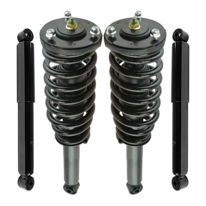 Shoxtec Full Set Complete Strut Assembly Replacement for 2003-2006 Kia Sorento 4WD Repl No. 271110 271109 37281