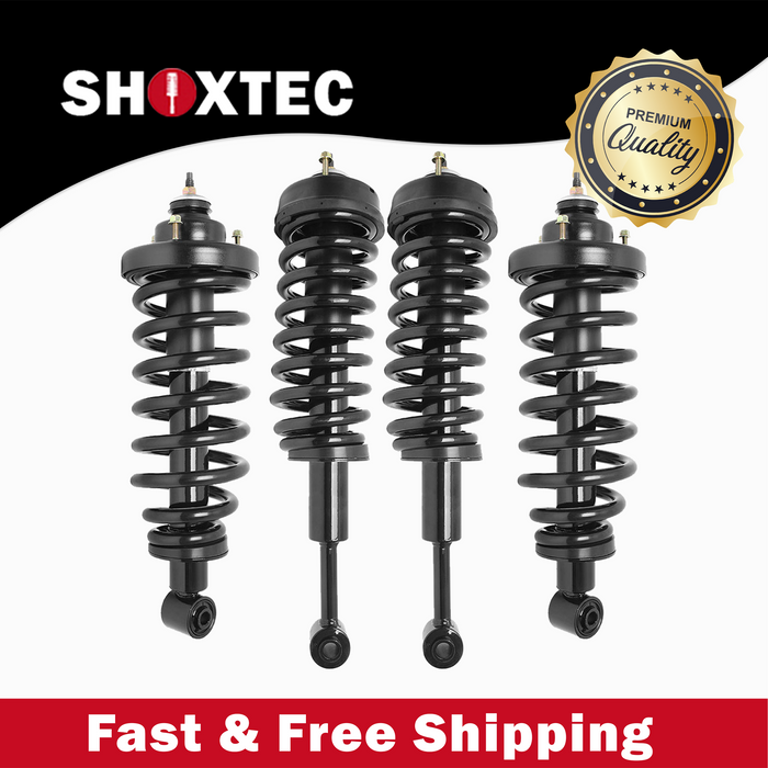 Shoxtec Full Set Complete Strut Assembly Replacement for 2007-2010 Ford Explorer Sport Trac 4WD, AWD Repl Part No. 271124 271125