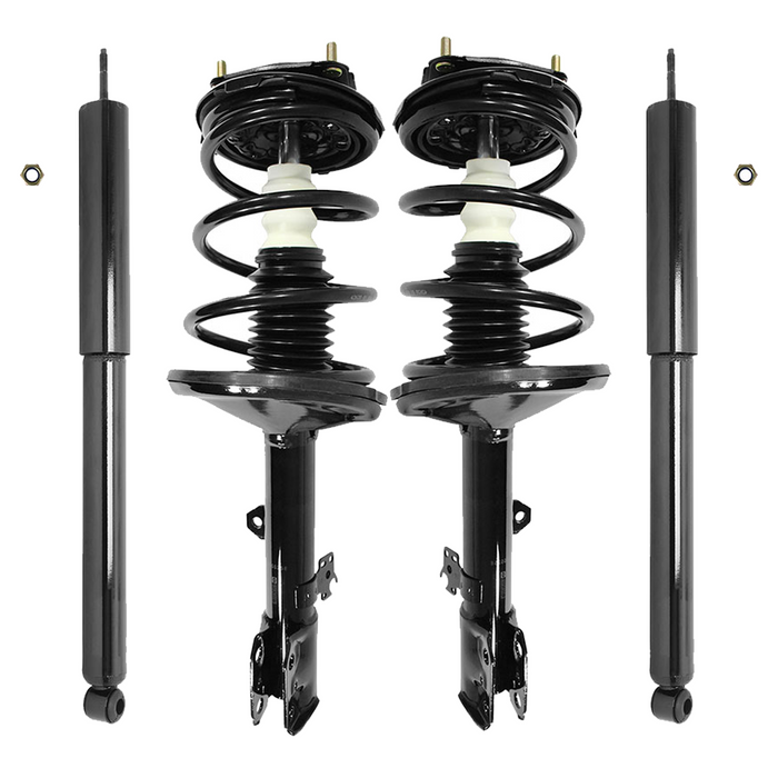 Shoxtec Full Set Complete Strut Assembly Replacement for 2001-2003 Toyota RAV 4 Front Wheel Drive Only Repl Part No. 271454 271453 37199