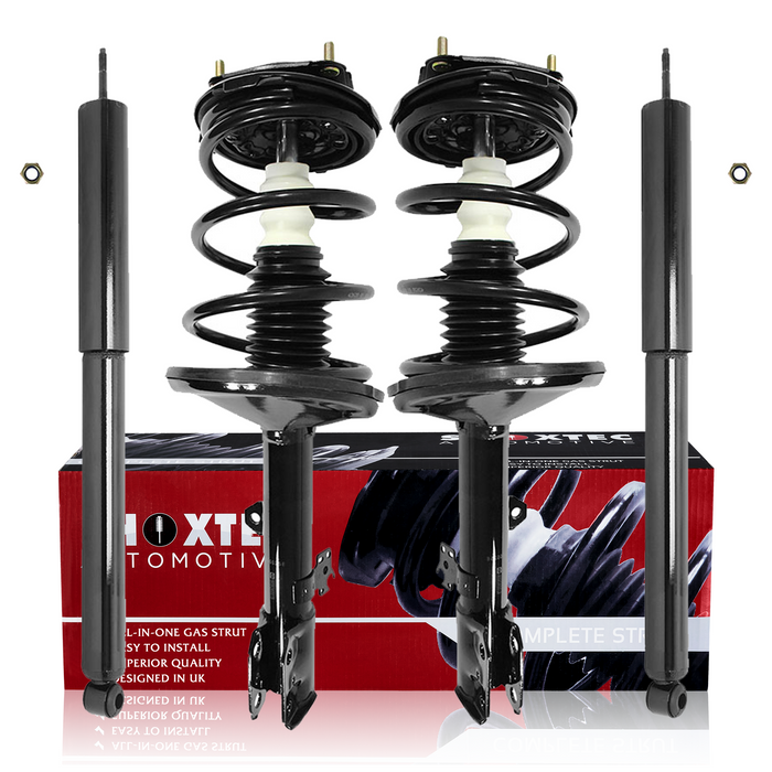 Shoxtec Full Set Complete Strut Assembly Replacement for 2001-2003 Toyota RAV 4 Front Wheel Drive Only Repl Part No. 271454 271453 37199