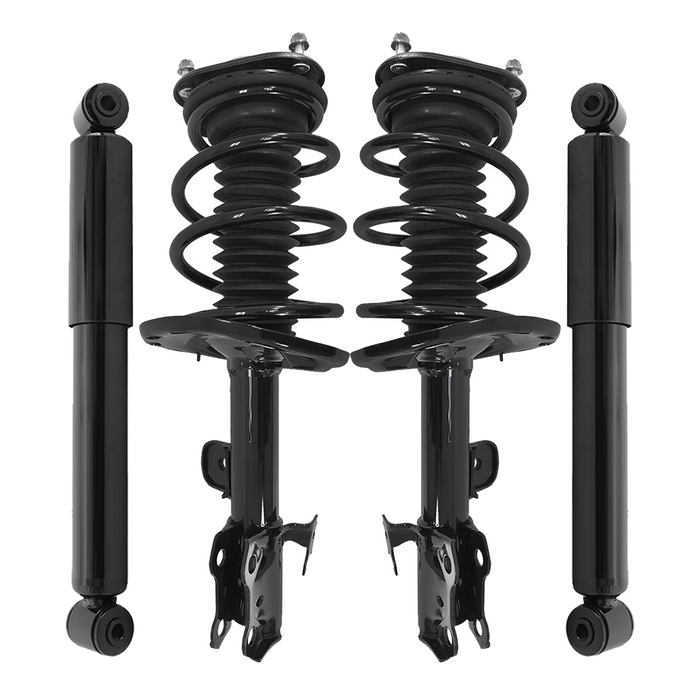 Shoxtec Full Set Complete Strut Assembly Replacement for 2006-2012 Toyota RAV4 3.L V6 Repl Part No. 272276 272275 37289