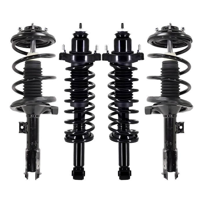 Shoxtec Full Set Complete Strut Assembly Replacement for 2008-2010 Mitsubishi Lancer DE ES Automatic CVT Trans Repl No. 272356 272355 172399