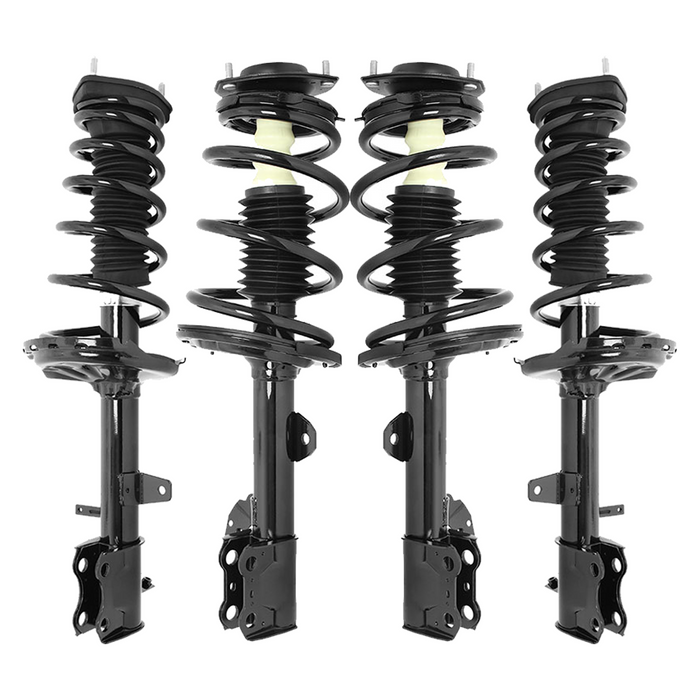 Shoxtec Full Set Complete Strut Assembly Replacement for 2009-2011 Toyota Highlander AWD 3.5L without Sport Suspension Repl Part No. 72484 272483 272490 272489