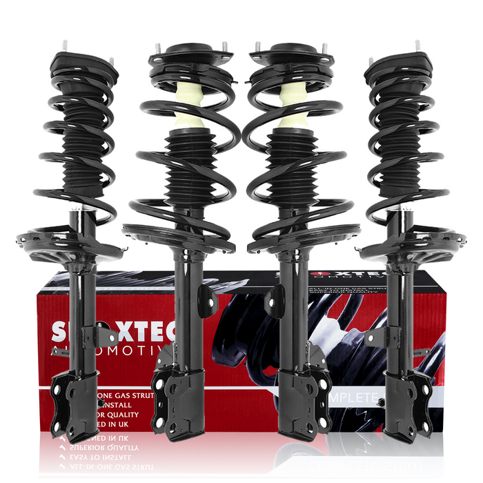 Shoxtec Full Set Complete Strut Assembly Replacement for 2009-2011 Toyota Highlander AWD 3.5L without Sport Suspension Repl Part No. 72484 272483 272490 272489