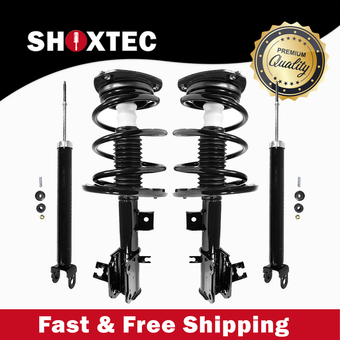 Shoxtec Full Set Complete Strut Assembly Replacement for 2011-2014 Nissan Maxima SV Repl Part No. 272605 272604 5659