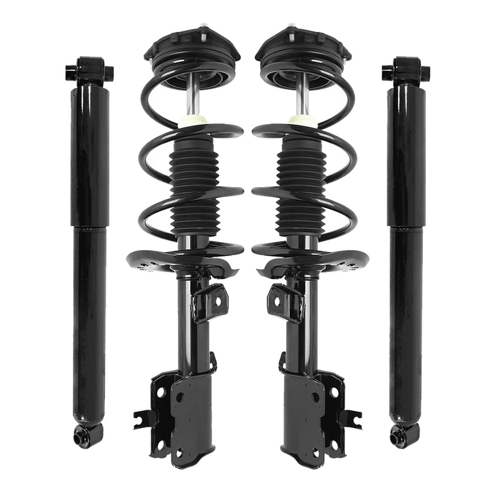 Shoxtec Full Set Complete Strut Assembly Replacement for 2012-2013 Nissan Rogue AWD Only; 2014-2015 Nissan Rogue Select AWD Only Repl Part No. 272898 272897 37328