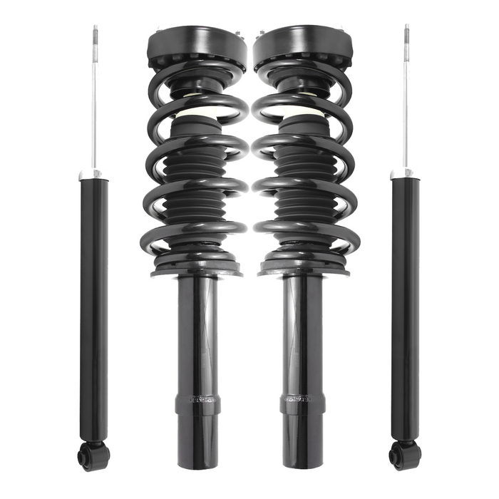 Shoxtec Full Set Complete Strut Assembly Replacement for 2012-2016 Chrysler 300 5.7L V8 AWD; 2011-2016 Dodge Charger 5.7L V8 AWD Repl Part No. 272899L 272899R 5797