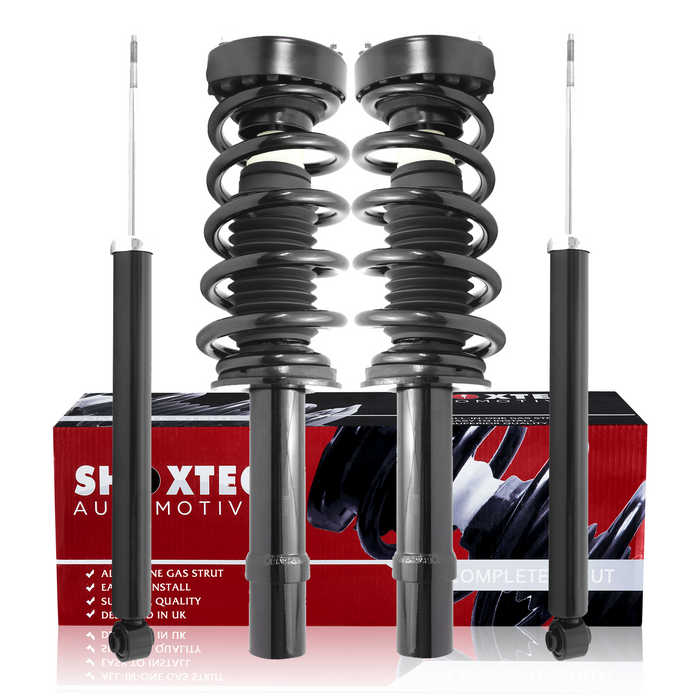 Shoxtec Full Set Complete Strut Assembly Replacement for 2012-2016 Chrysler 300 5.7L V8 AWD; 2011-2016 Dodge Charger 5.7L V8 AWD Repl Part No. 272899L 272899R 5797