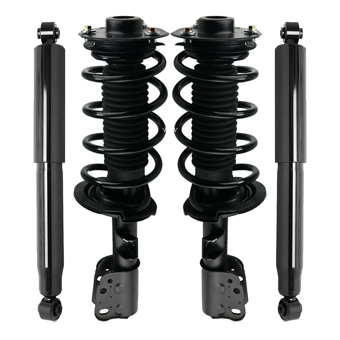 Shoxtec Full Set Complete Strut Assembly Replacement for 2010-2012 GMC Terrain 3.0L V6; 2013-2017 GMC Terrain 3.6L V6 Repl Part No. 572527 572526 911258