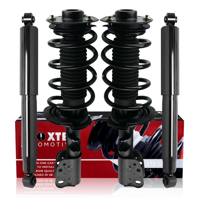 Shoxtec Full Set Complete Strut Assembly Replacement for 2010-2012 GMC Terrain 3.0L V6; 2013-2017 GMC Terrain 3.6L V6 Repl Part No. 572527 572526 911258