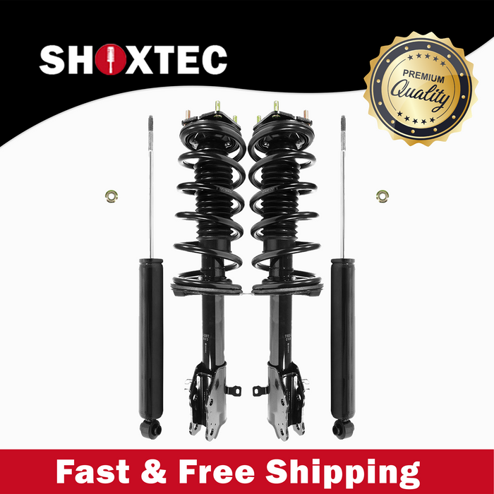 Shoxtec Full Set Complete Strut Assembly Replacement for 2007 2008 2009 Mazda CX-7 Repl Part No. 11683 11684 37313