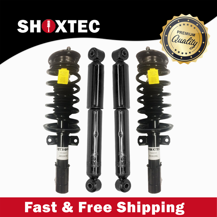 Shoxtec Full Set Complete Strut Assembly Replacement for 2005-2010 Chevrolet Cobalt; 2006-2011 Chevrolet HHR; 2007-2010 Pontiac G5; 2005-2006 Pontiac Pursuit Repl No. 172179LR 5779