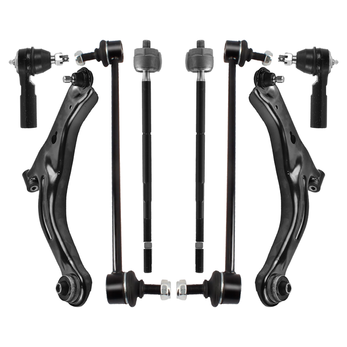 Shoxtec 8pc Suspension Kit Replacement for 05-12 Ford Escape 05-11 Mazda Tribute 05-11 Mercury Mariner Include 2 Sway Bars 2 Inner&Outer Tie Rods 2 Control Arms