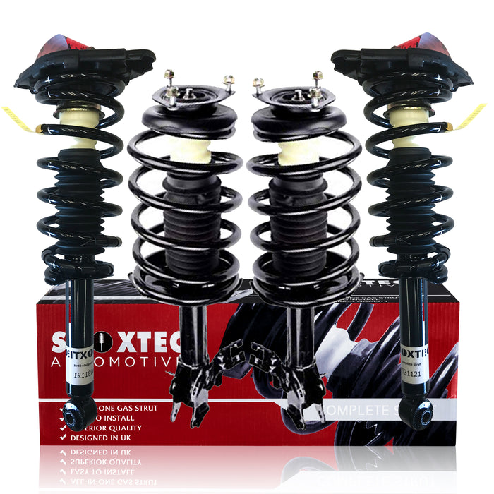 Shoxtec Full Set Complete Struts Assembly Replacement for 2004 - 2006 Nissan Sentra Coil Spring Assembly Shock Absorber Repl. part no. 172106 172105 171312