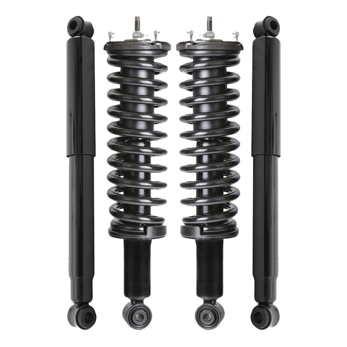 Shoxtec Full Set Complete Strut Assembly Replacement for 1995-2004 Toyota Tacoma 4WD; 1998-2004 Toyota Tacoma Pre Runner RWD Repl No. 171352L 171352R 37114 37113