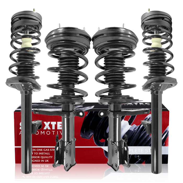 Shoxtec Full Set Complete Strut Assembly Replacement for 99-04 Chrysler 300M; 98-04 Concorde; 98-04 Intrepid;99-01 LHS; 98-04 Dodge Intrepid Repl Part No. 171668 171667 171669