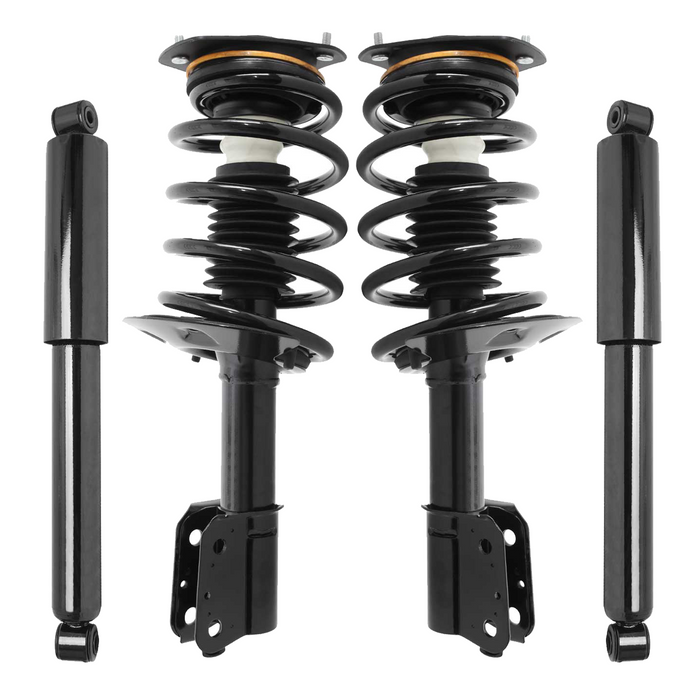 Shoxtec Full Set Complete Strut Assembly Replacement for 2001-2005 Pontiac Aztek FWD Repl Part No. 172113 37156