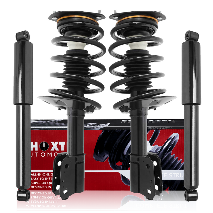 Shoxtec Full Set Complete Strut Assembly Replacement for 2001-2005 Pontiac Aztek FWD Repl Part No. 172113 37156