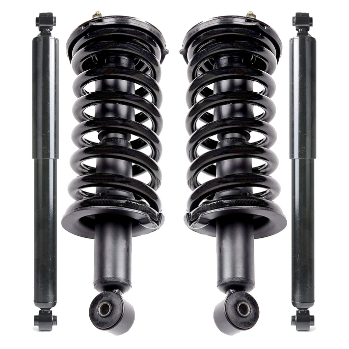 Shoxtec Full Set Complete Strut Shock Absorbers Replacement for 2004-2007 Nissan Titan; 4WD Only; Replacement for 2008-2010 Nissan Titan; 4WD Only; Replacement for 2011-2015 Nissan Titan; 4WD Only