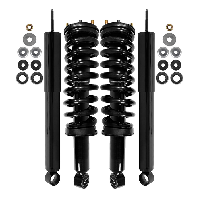 Shoxtec Full Set Complete Strut Assembly Replacement for 1996 1997 1998 2000 2001 2002 Toyota 4Runner 4WD 3.4L V6 3378cc Repl No. 171351L 171351R 37157