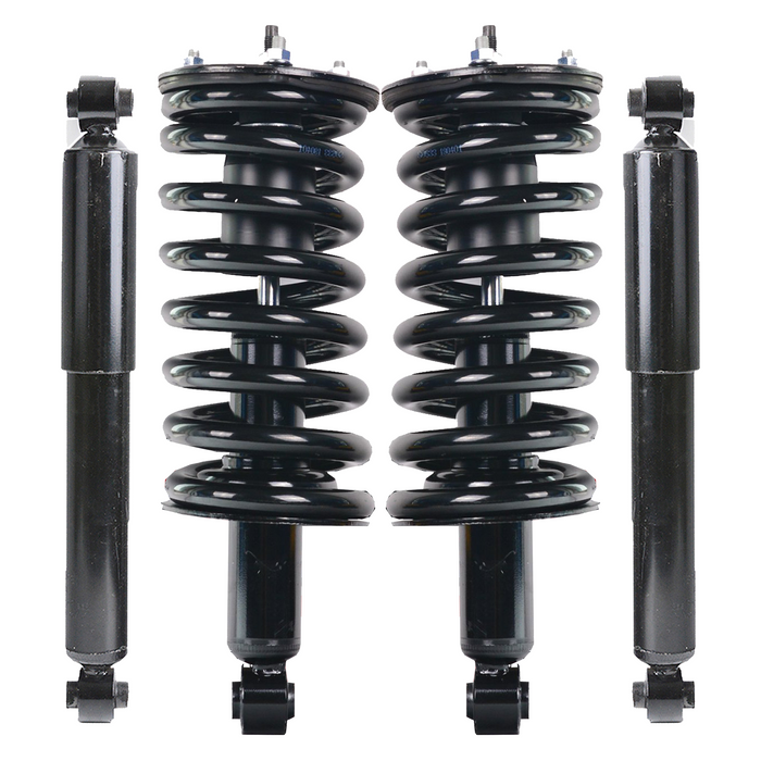 Shoxtec Full Set Complete Strut Assembly Replacement for 2008 2009 2010 Nissan Armada 4WD 5.6L SE model; 2014-2015 Nissan Armada 4WD 5.6L SV model Repl No. 271358 37253