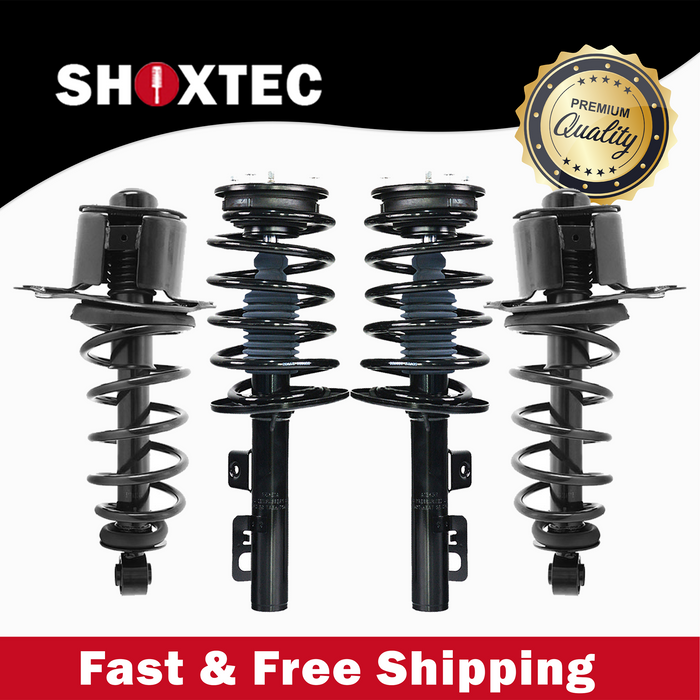 Shoxtec Full Set Complete Strut Assembly Replacement for 2008-2009 Ford Taurus All Wheel Drive Only Repl Part No. 272530 272531 15043 15044